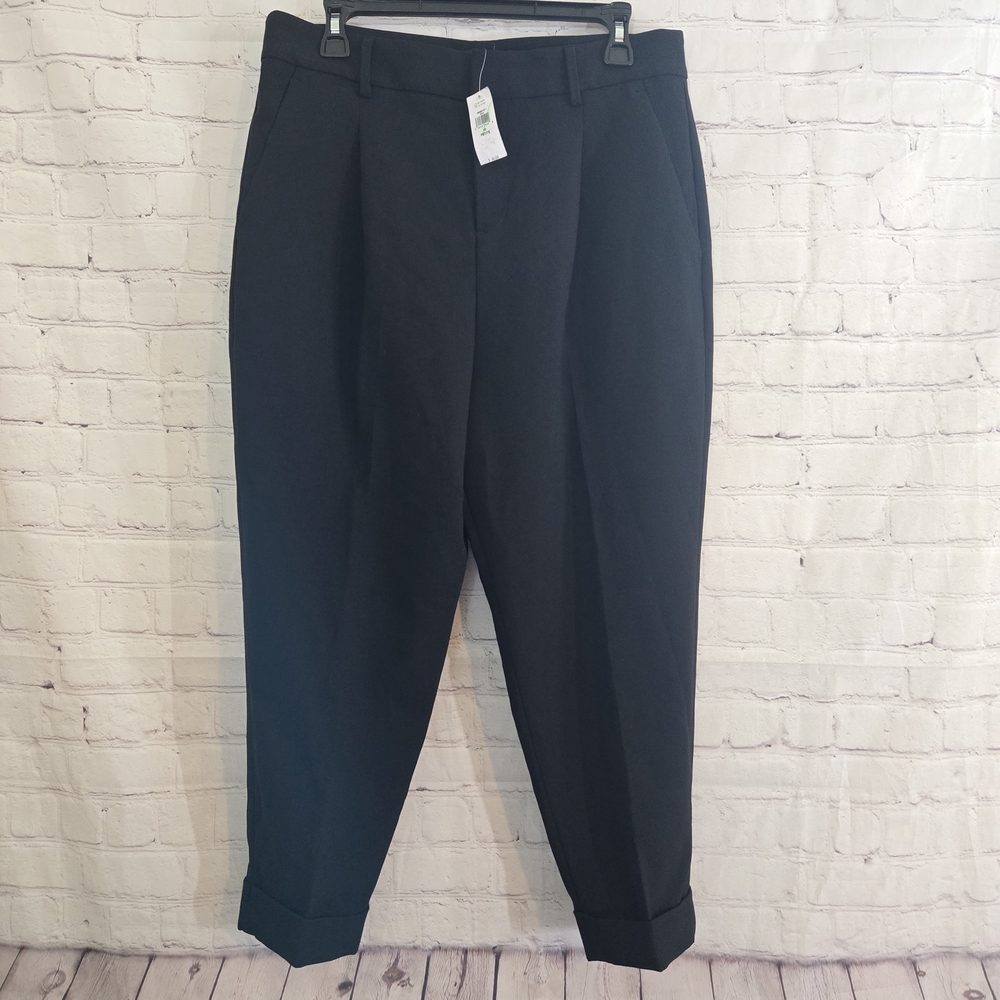 Banana Republic High-Rise Tapered Drapey Ponte Pull-On Pant Sz 10p Office Wear
